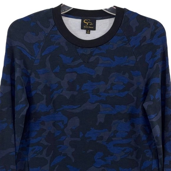 Serena Williams Signature Statement Womens Knit Top Size XS Rayon Camo - Picture 2 of 11